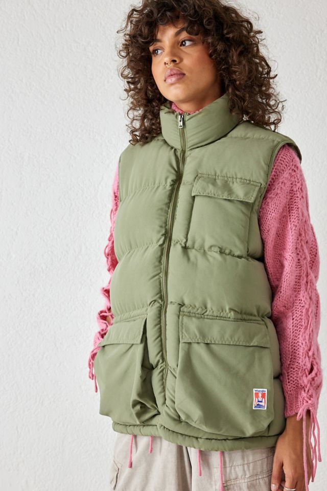 Wrangler Casey Jones Puffer Vest | Urban Outfitters UK