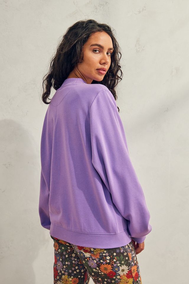 Wrangler Felpa girocollo viola #3