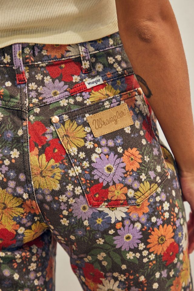 Wrangler Bloom Print Wanderer Jeans | Urban Outfitters UK