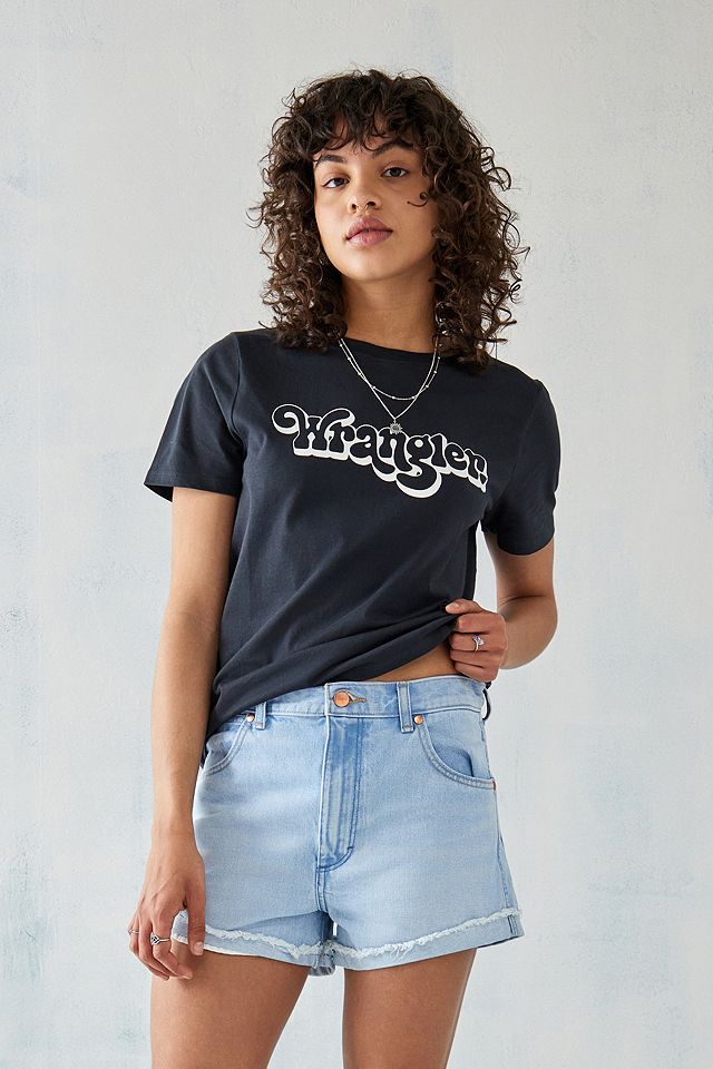 Wrangler Most Loved Reworked Denim Shorts | Urban Outfitters UK