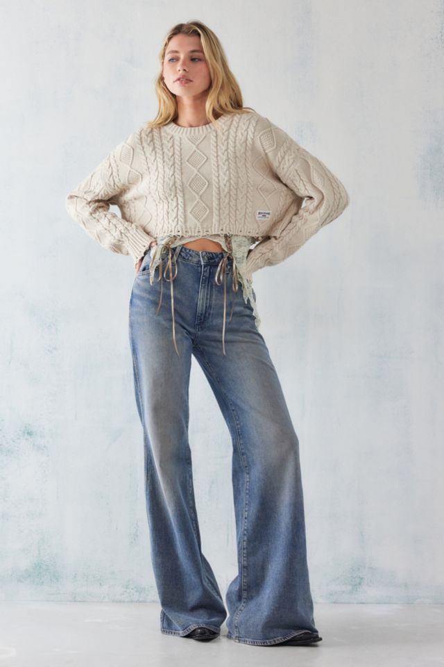 Wrangler Wanderer Tinted Flare Jeans | Urban Outfitters UK