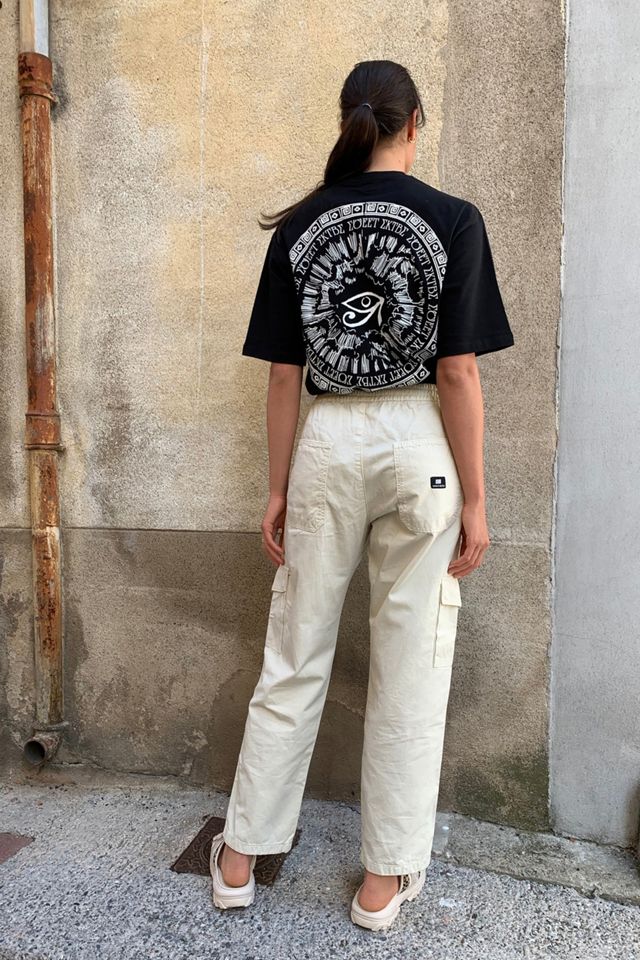 SWEET SKTBS Ecru Boyfriend Fit Pantaloni #2