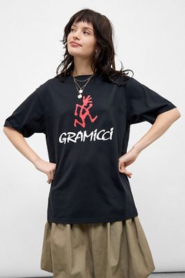 T-shirt noir avec logo Grammici