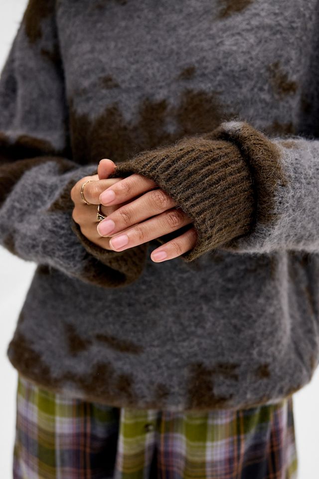 Gramicci Spritzer-Gebürsteter Strickpullover #2