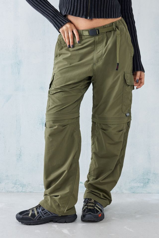 Khaki 2024 zipper pants