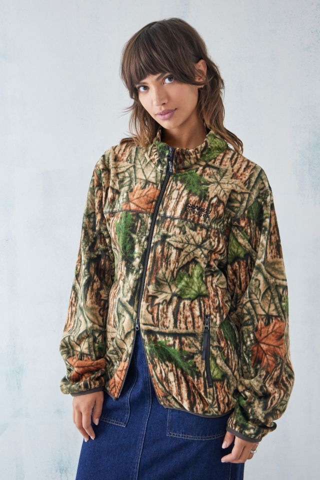 Gramicci Thermal Fleece Jacket Leaf Camo / M