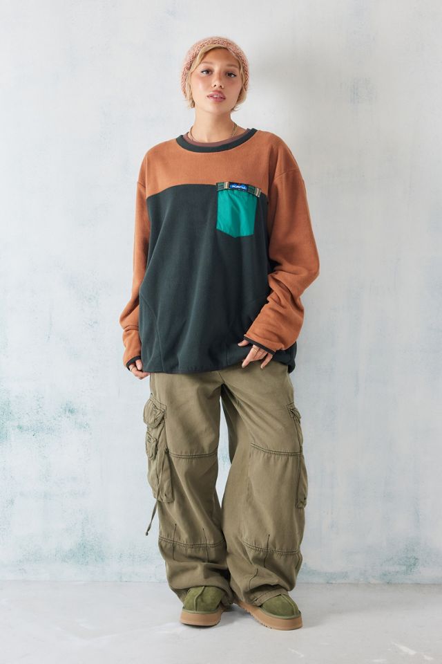 KAVU Panelled Fleece Sweatshirt #2