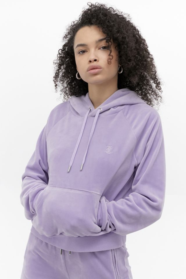 Juicy Couture Luxe Velour Pullover Hoodie 