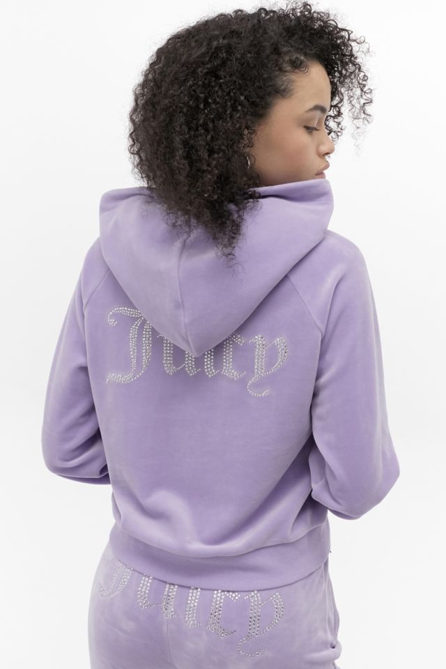 Juicy couture purple hoodie sale