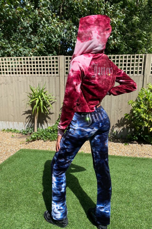 Juicy Couture UO Exclusive Tie-Dye Zip-Through Hoodie