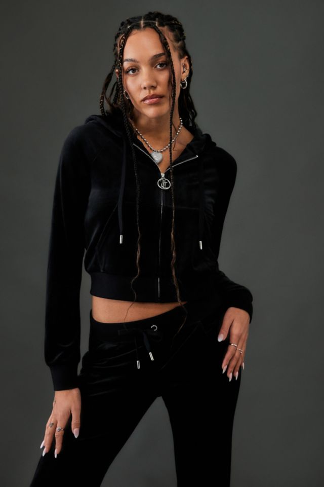 Juicy couture best sale black zip up