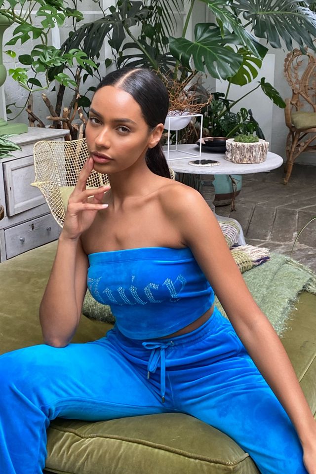 Juicy Couture UO Exclusive Diva Blue Tube Top #2