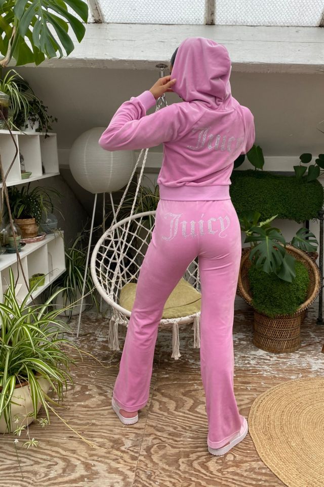 Pink Juicy Couture Flare Track Pants