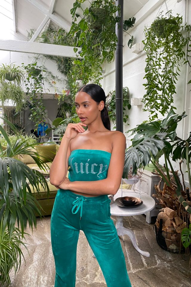 Juicy Couture UO Exclusive Green Tube Top