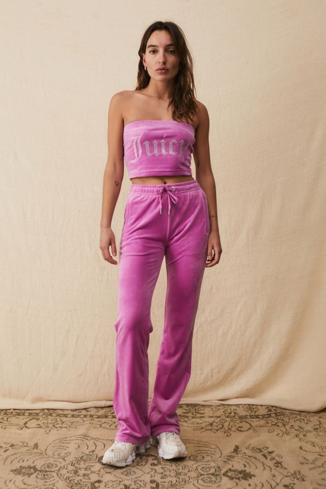 Juicy Couture UO Exclusive Rose Tube Top | Urban Outfitters UK