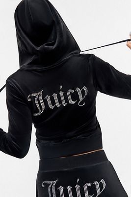 Juicy Couture UO Exclusive Black Hoodie