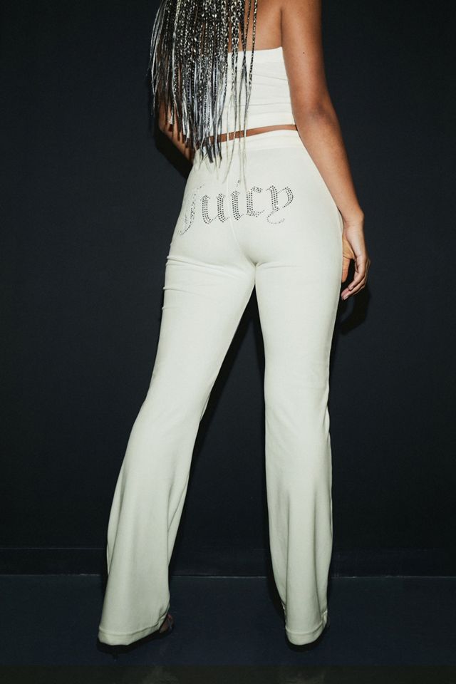 Juicy Couture UO Exclusive Ecru Flare Track Pants Urban