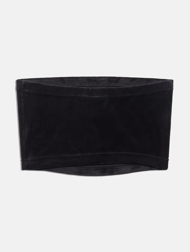 Juicy Couture UO Exclusive Rhinestone Logo Black Tube Top #5