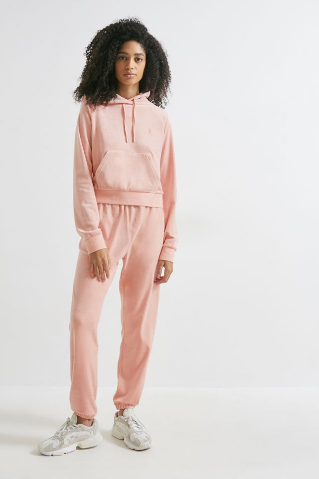 Juicy Couture Uo Velour Track Pant In Pink