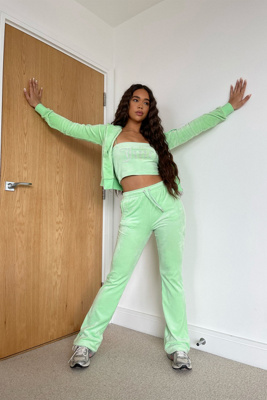 light green juicy couture tracksuit