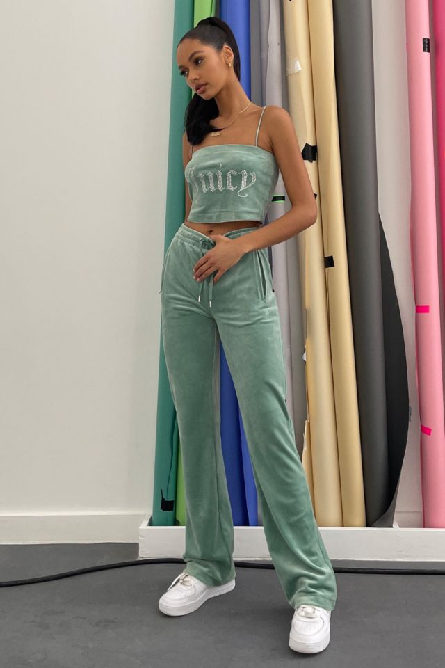 Juicy Couture Tracksuit Two Piece Pant Sets Spring Streetwear