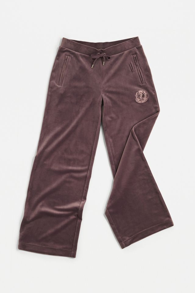 Juicy Couture UO Exclusive Mauve Crest Wide Leg Track Pants #5