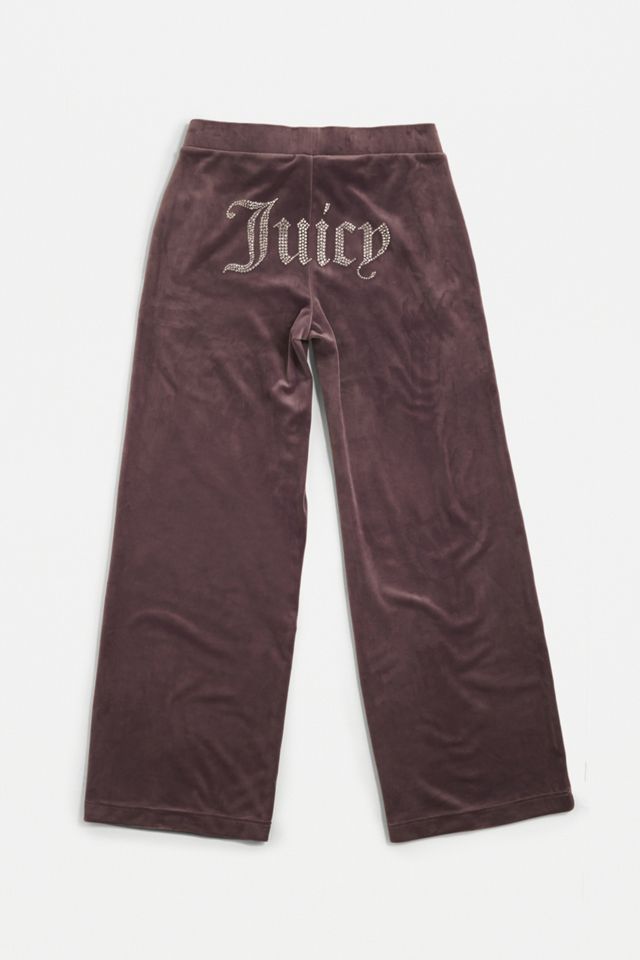 Juicy Couture UO Exclusive Mauve Crest Wide Leg Track Pants #6