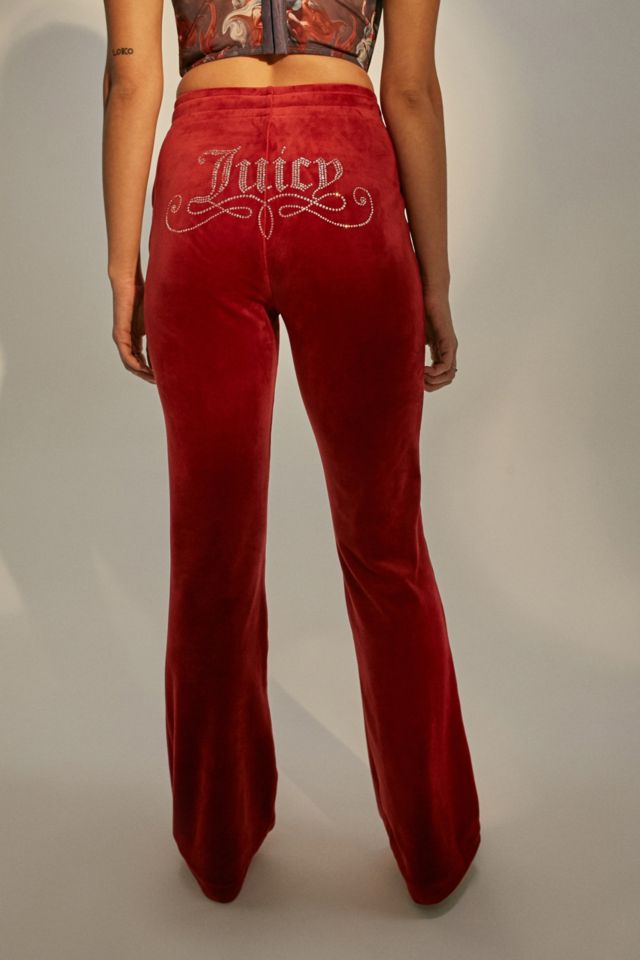 Juicy couture red tracksuit bottoms new arrivals