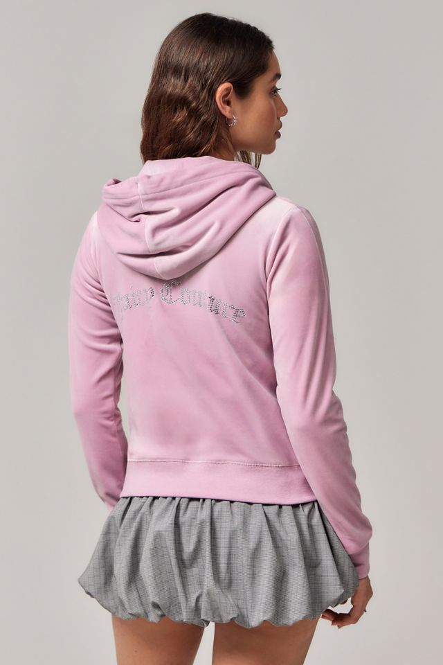 Juicy UO Exclusive Bow Velour Hoodie #1