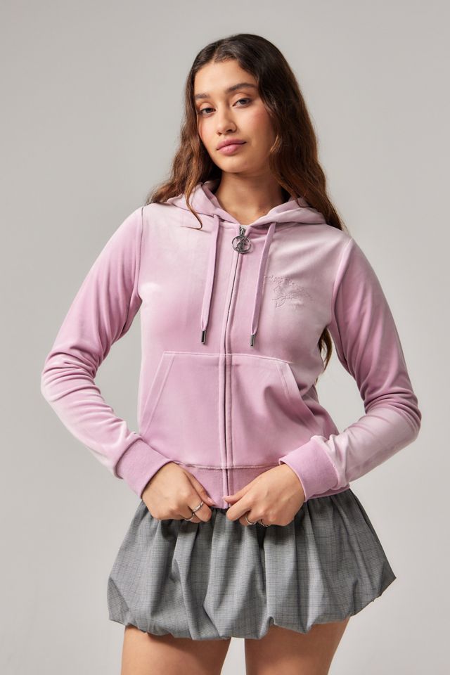 Juicy UO Exclusive Bow Velour Hoodie #2
