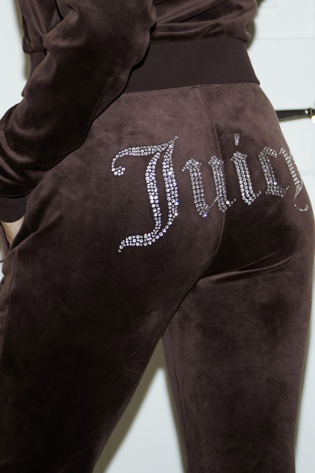 Juicy Couture UO Exclusive Brown Script Flare Track Pants #3