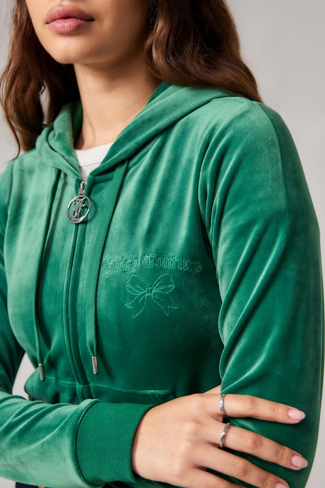 Juicy Couture UO Exclusive Bow Velour Hoodie #4