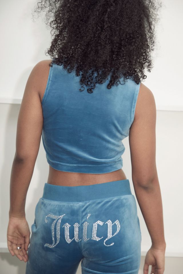Juicy Couture UO Exclusive Blue Crown Logo Tank Top #1