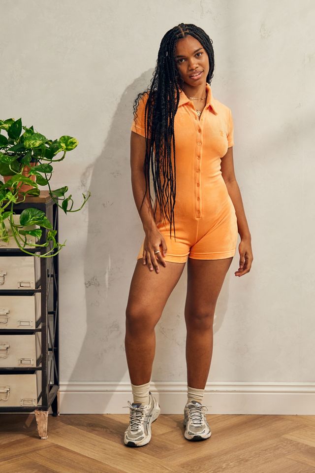 Juicy Couture Orange Collared Playsuit #2