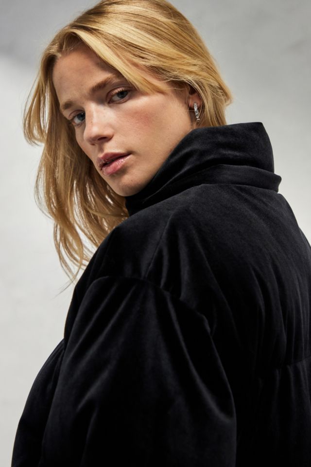 Juicy Couture Black Rosalia Hooded Puffer Jacket #4