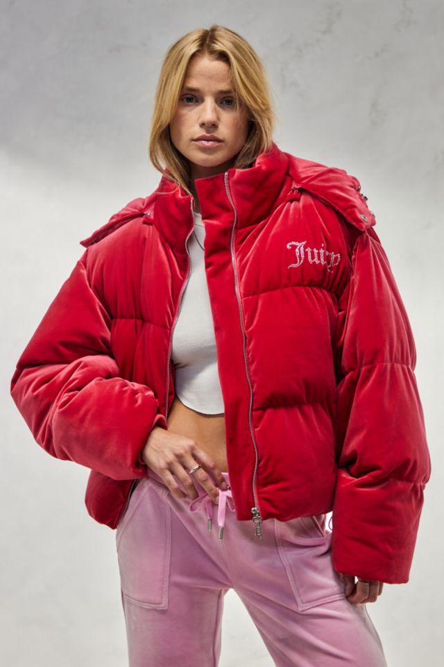 Juicy couture puffer store jacket women's