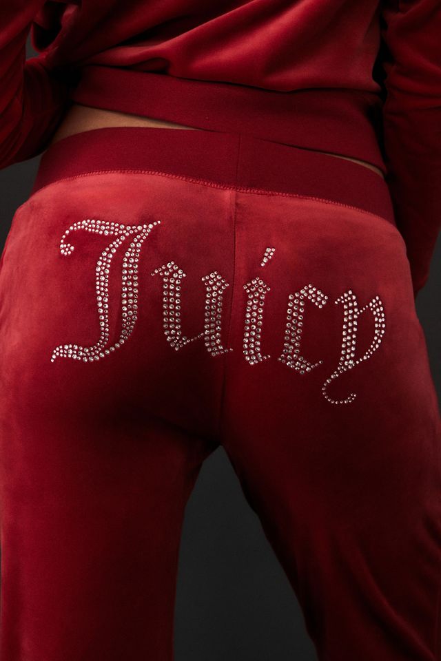 Juicy Couture - Pantalon de survêtement évasé à taille basse Lotus rouge écarlate #3
