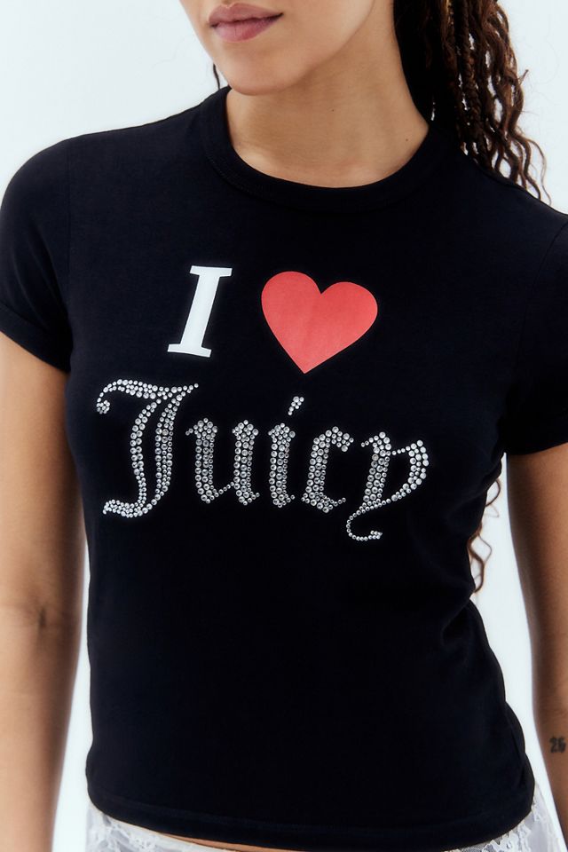 T-shirt noir Juicy Couture UO Exclusive I Love Juicy #1