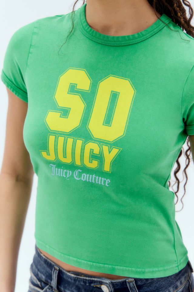 Juicy Couture Uo Exclusive So Juicy Ringer T Shirt Urban Outfitters Uk 9102