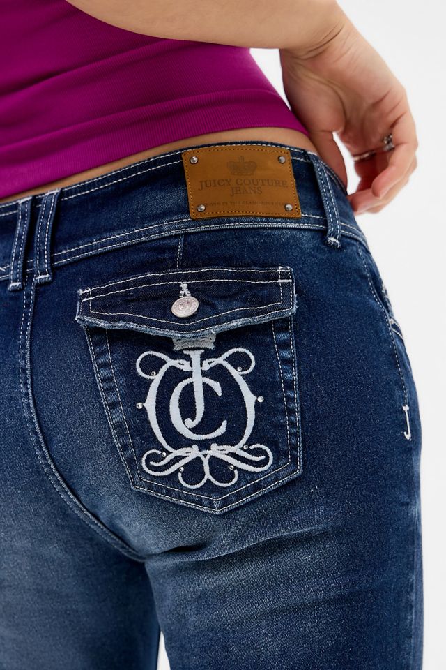 Juicy Couture Crest Tief Sitzende Schlaghose #2