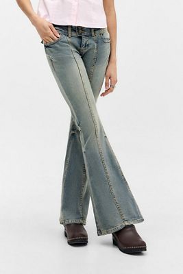 Jeans Acampanados de Tiro Bajo Juicy Couture Crest