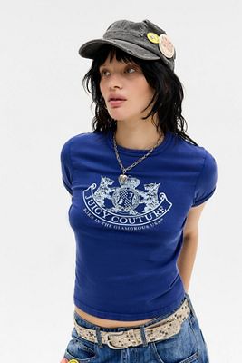 Juicy Couture UO Exclusive T-Shirt con Stemma Cane