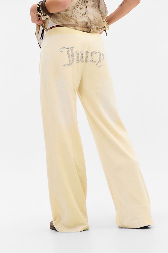 Juicy Couture UO Exklusive Buttergelbe Velours-Trainingshose #3