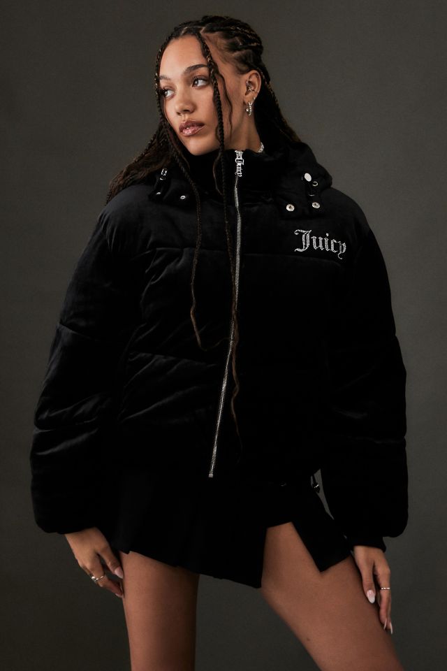 Juicy couture black label puffer jacket online