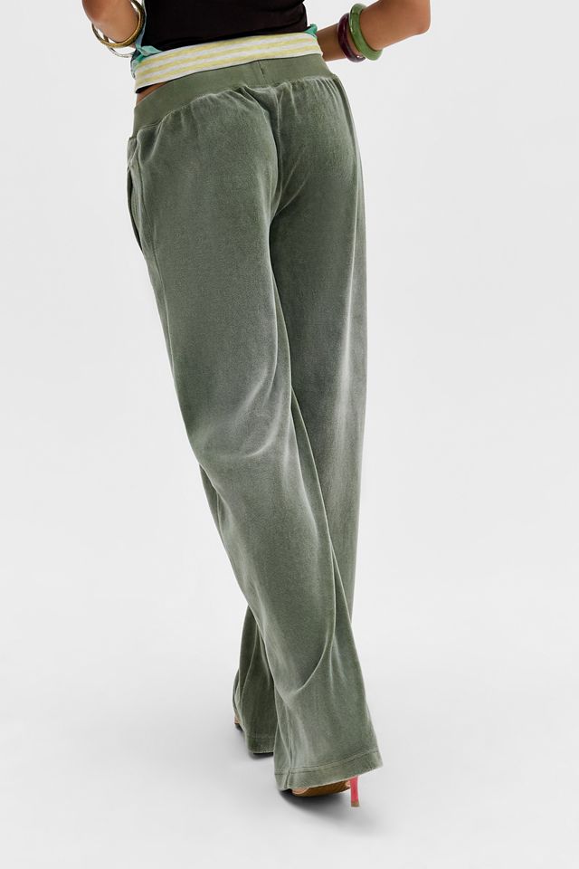 Juicy Couture UO Exclusive Ida Washed Velour Track Pants #4