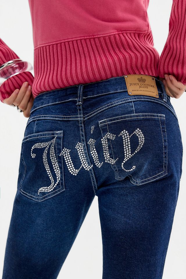 Juicy Couture Low Rise Diamanté Flare Jeans #1