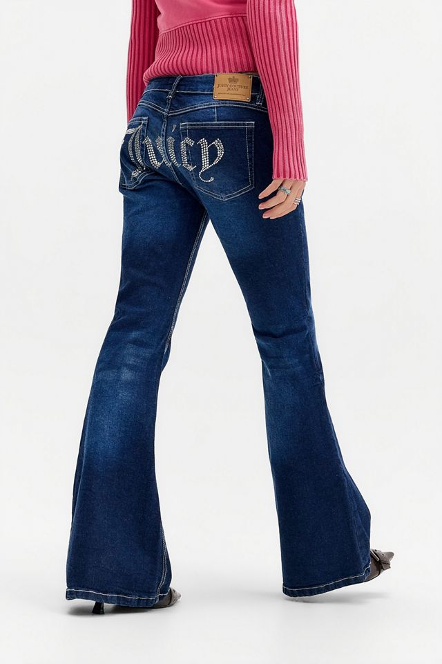 Juicy Couture Low Rise Diamanté Flare Jeans #3