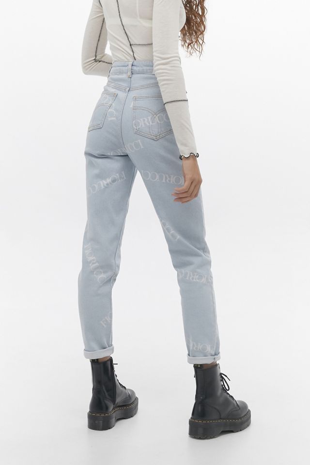 Fiorucci – Jeans mit verstreuten Logos #2