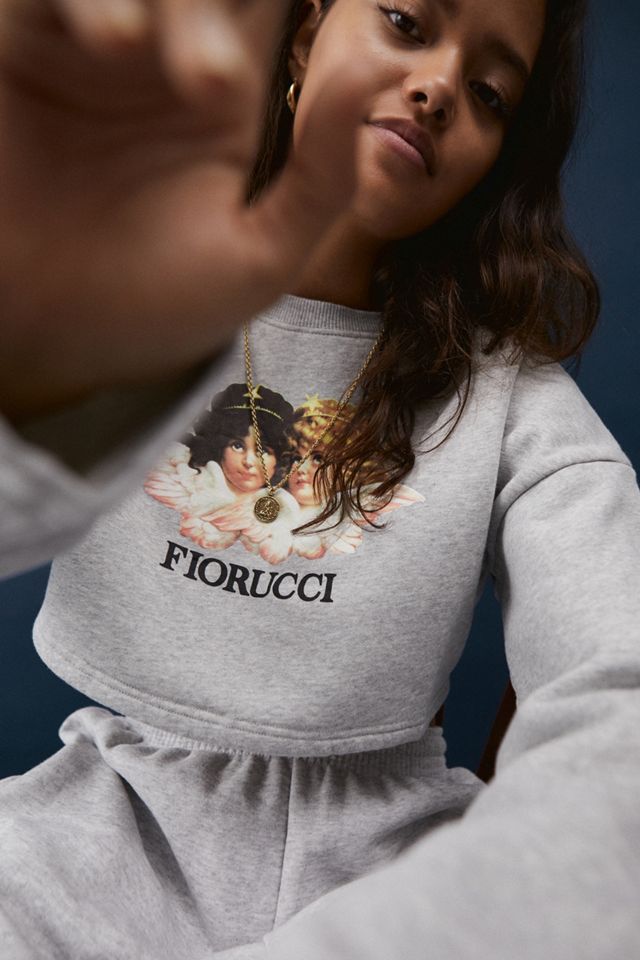 Sudadera Fiorucci Angels Crop #1