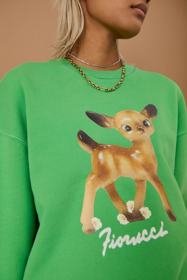 Gucci hotsell deer sweatshirt